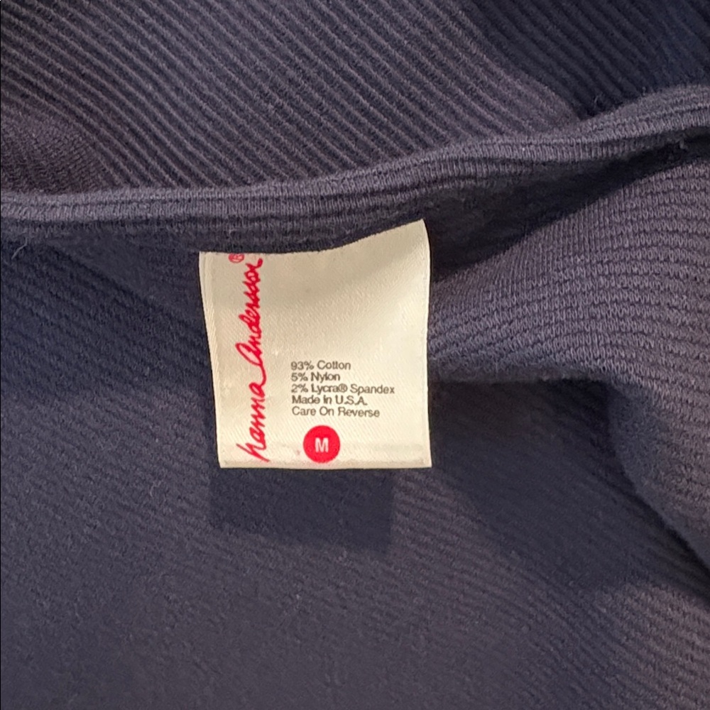 Hanna Andersson Navy Ponte Knit Dress Medium - Picture 7 of 11